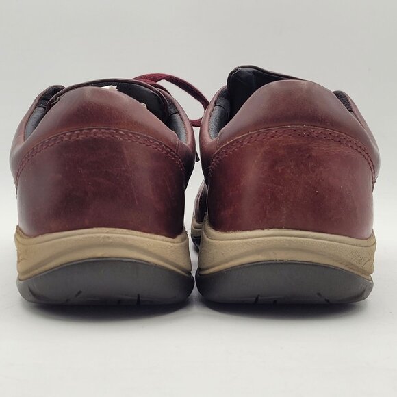 Keen Presidio II Women's 9.5 Red Burgundy Leather Shoes Casual Lace Up Walking - Picture 12 of 14